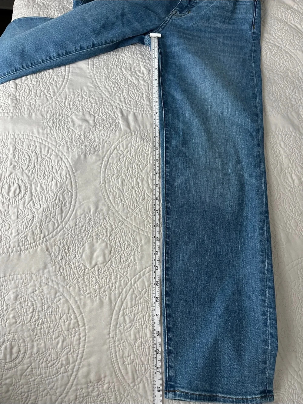 NWT J.Crew '03 Slim Mid-Rise Super-Stretch Jeans Sz 27 Remi Kara Wash